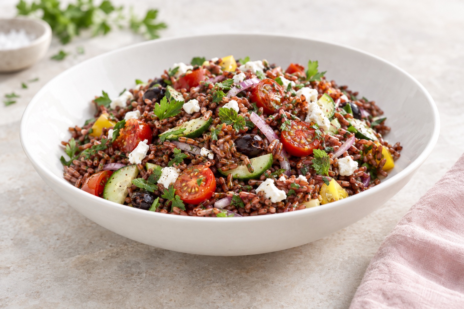Camargue Red Rice Salad