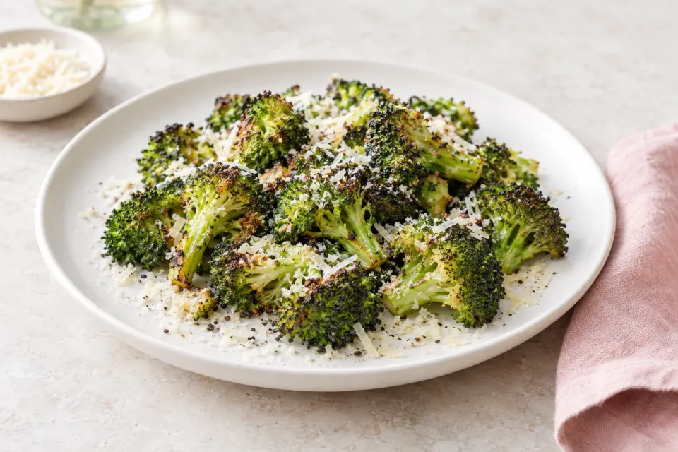 Roasted Broccoli with Parmesan