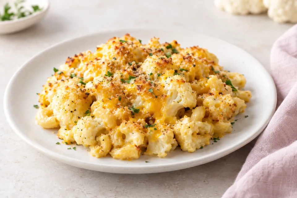 Cauliflower Macaroni and Cheese