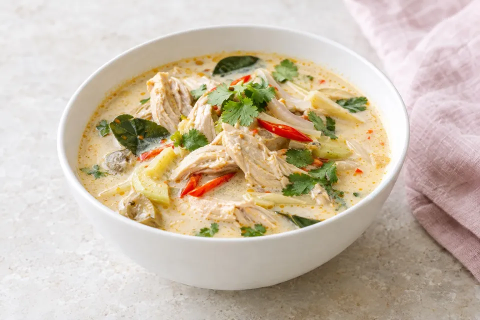 Burmese Chicken-Coconut Soup