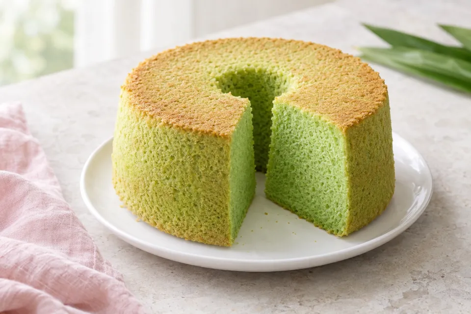 Pandan Chiffon Cake
