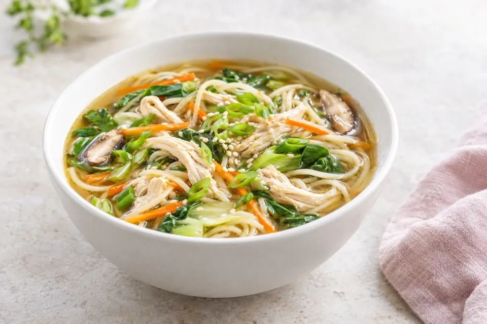 Ginger-Soy Chicken Noodle Soup