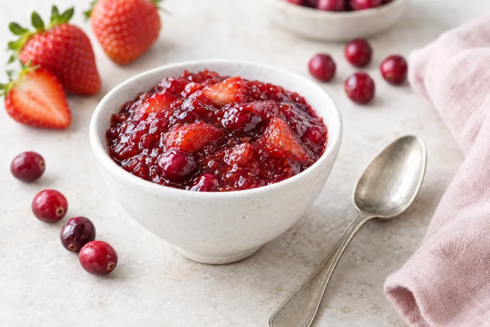Cranberry Strawberry Jam