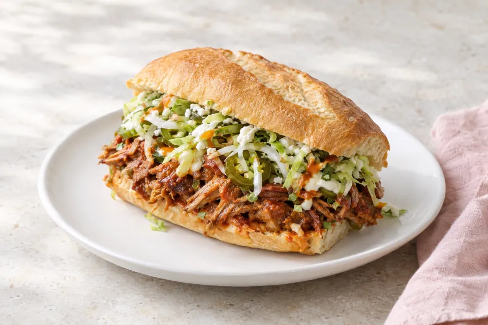 The Spicy Pork Torta from Cutty's