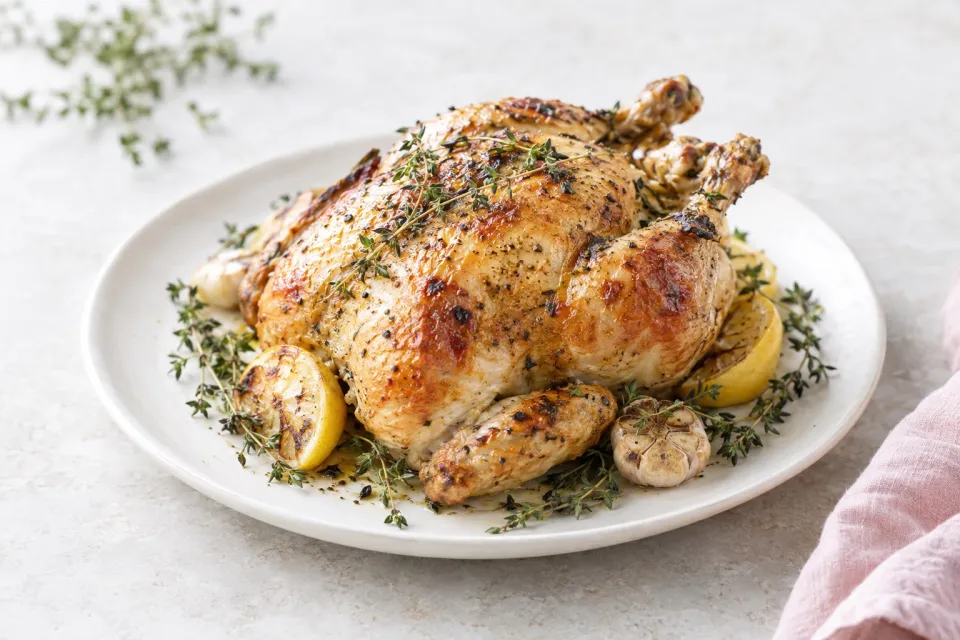 Roast Chicken with Thyme