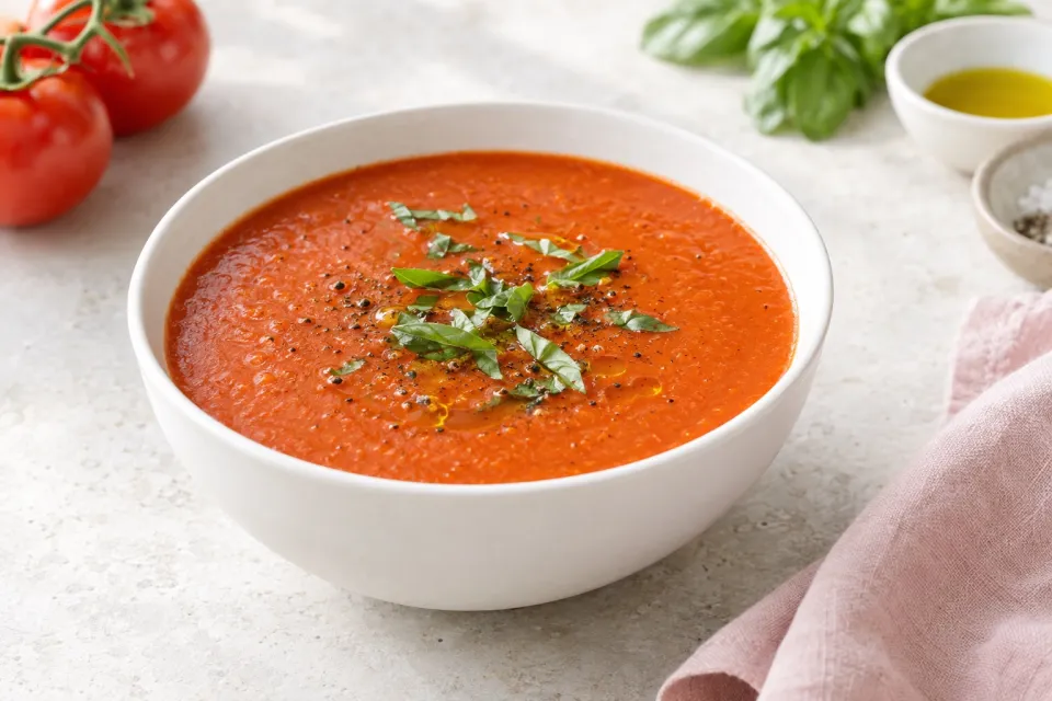No-Cook Blender Tomato Soup