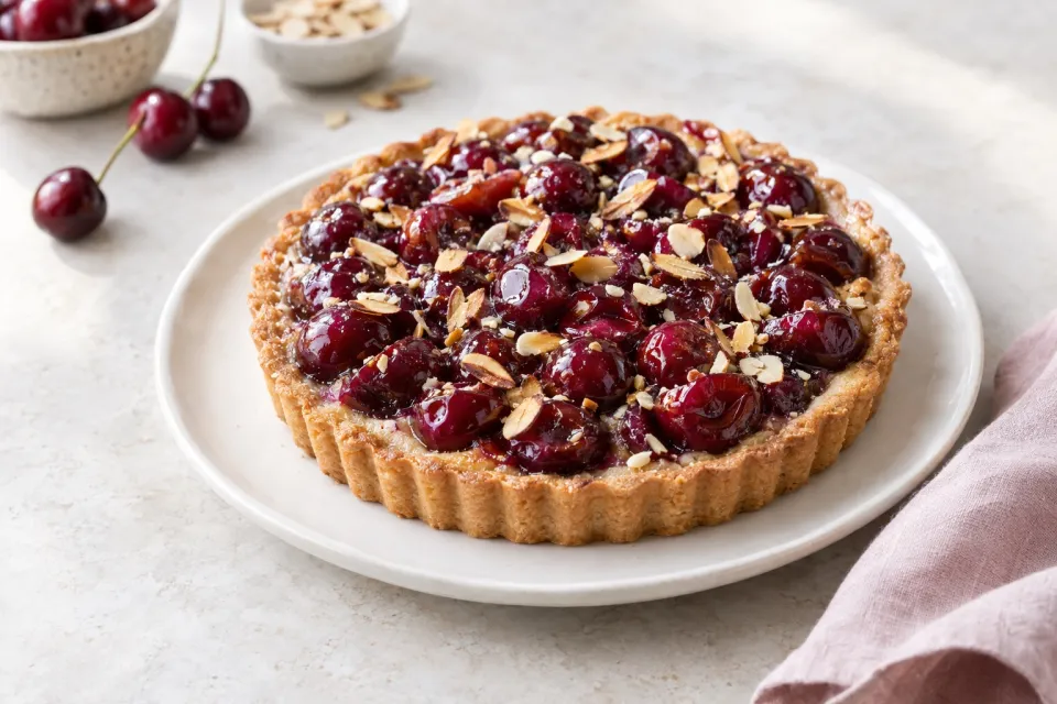 Cherry-Amaretto Tart