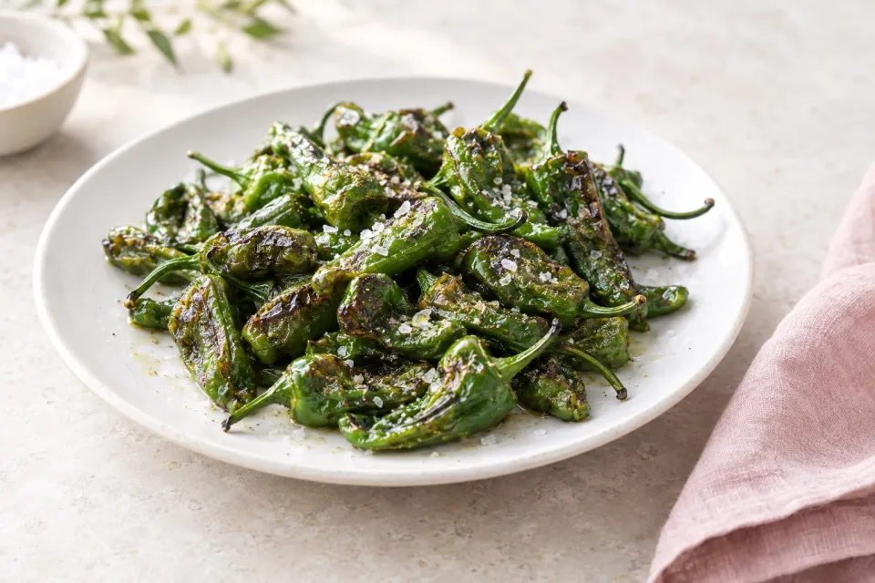 Grilled Pimientos De Padrón