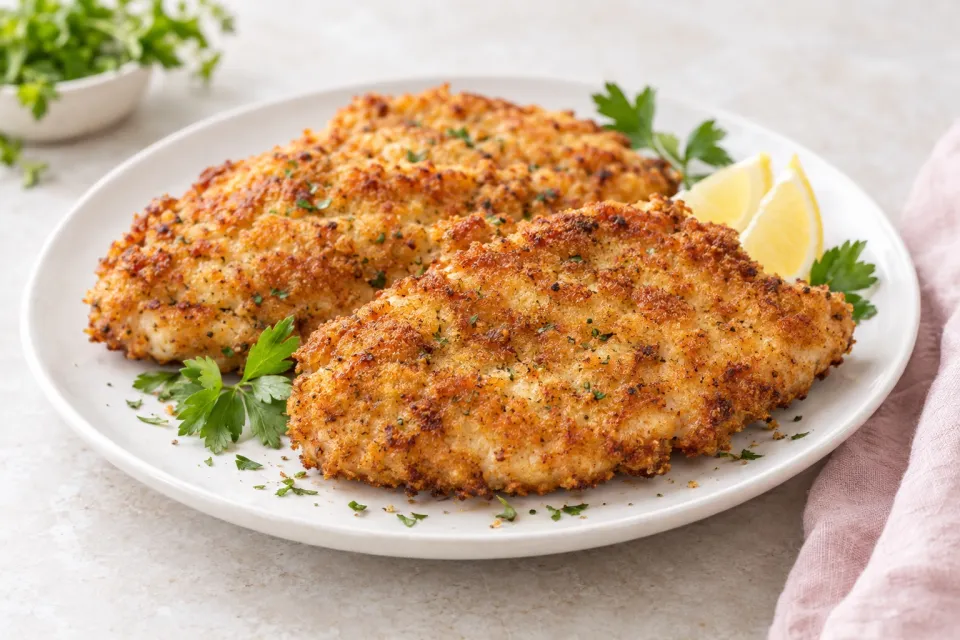 Easy Breaded Fried Chicken Cutlets