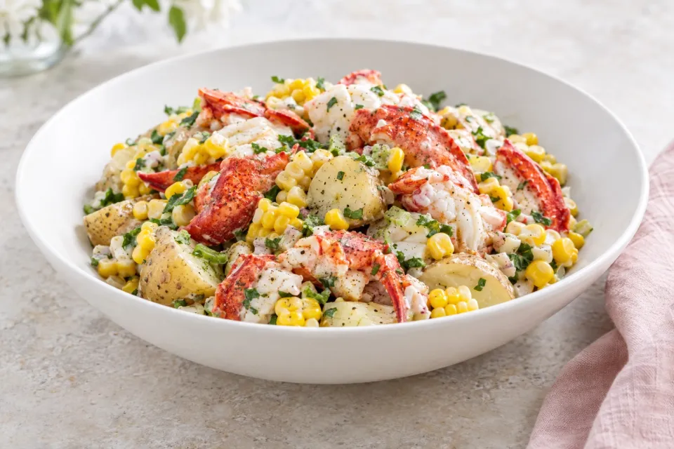Lobster, Corn, and Potato Salad