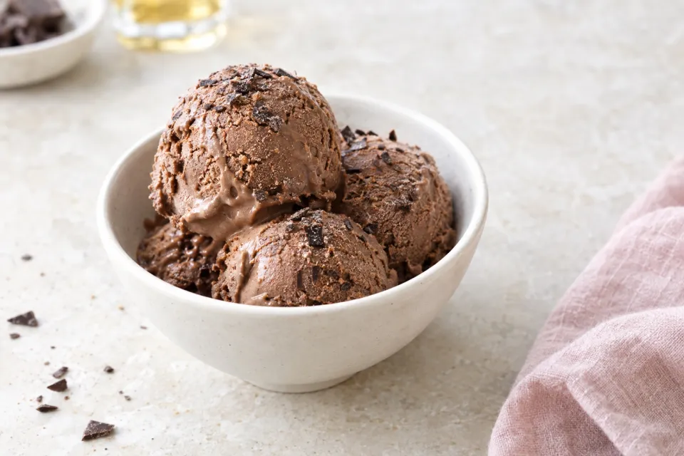 Smoked Chocolate and Tequila Ice Cream