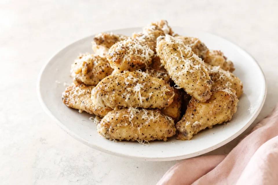 Cacio E Pepe Chicken Wings