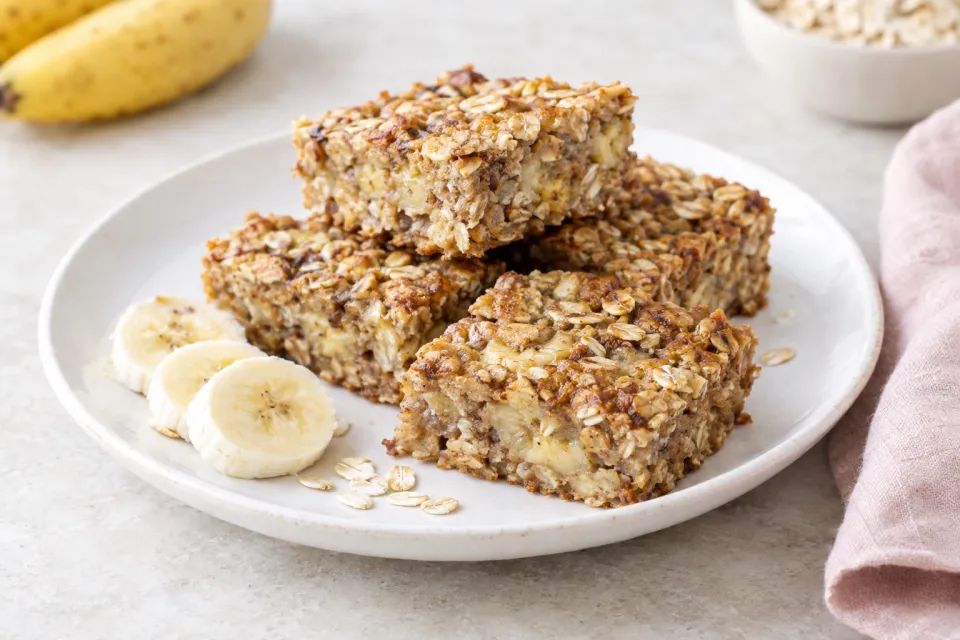 Oatmeal Banana Breakfast Bars