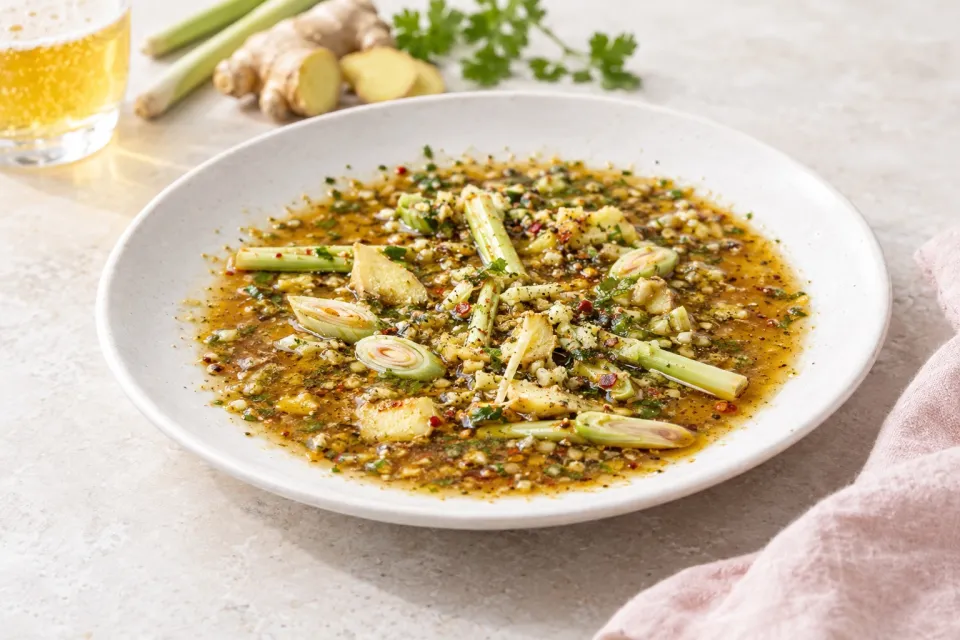 Zesty Beer, Lemongrass, and Ginger Steak Marinade for Grilling