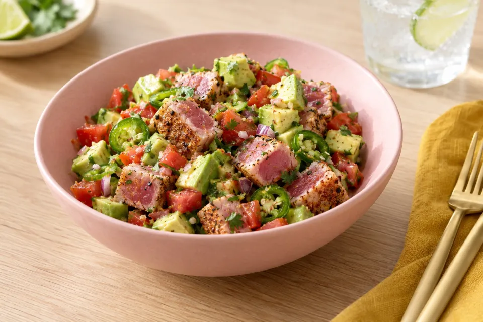 Tuna and Avocado Salsa