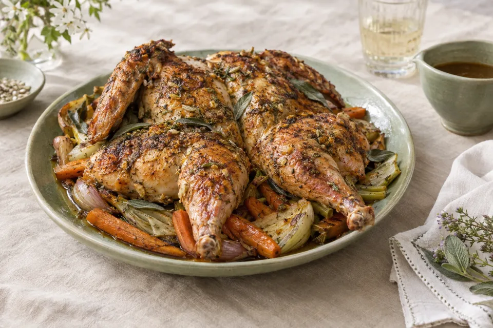 Porchetta-Flavored Spatchcocked Turkey