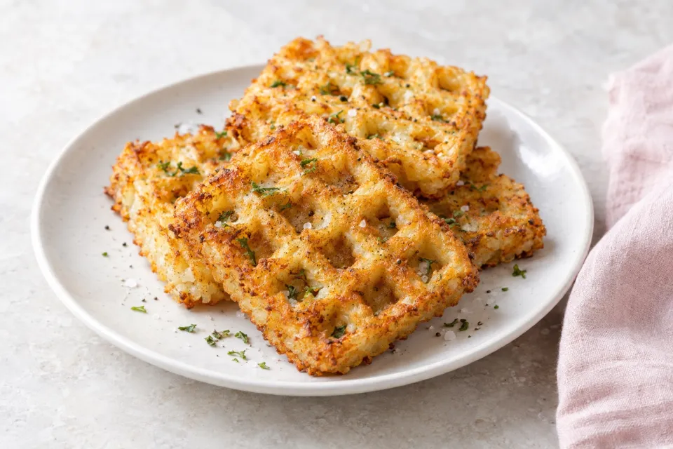 Waffle-Iron Hash Browns