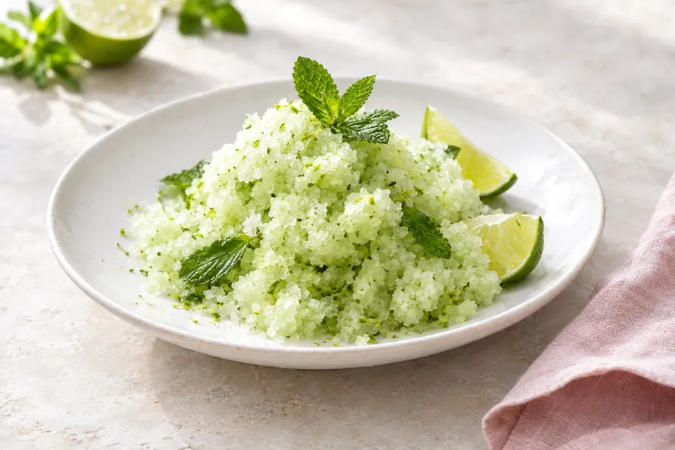 Mint Lime Granita