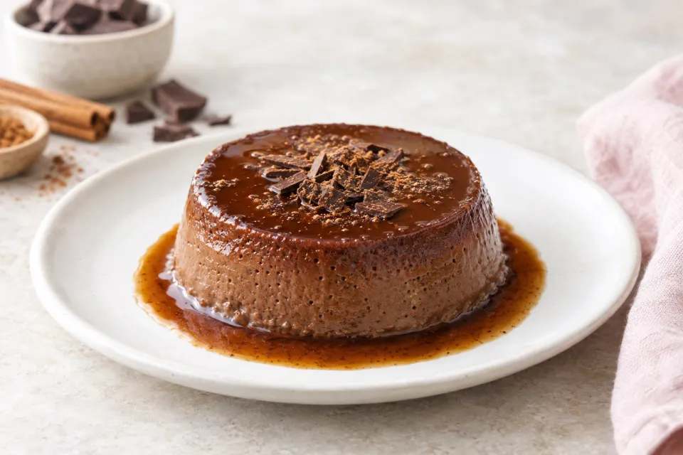 Mexican Chocolate Flan