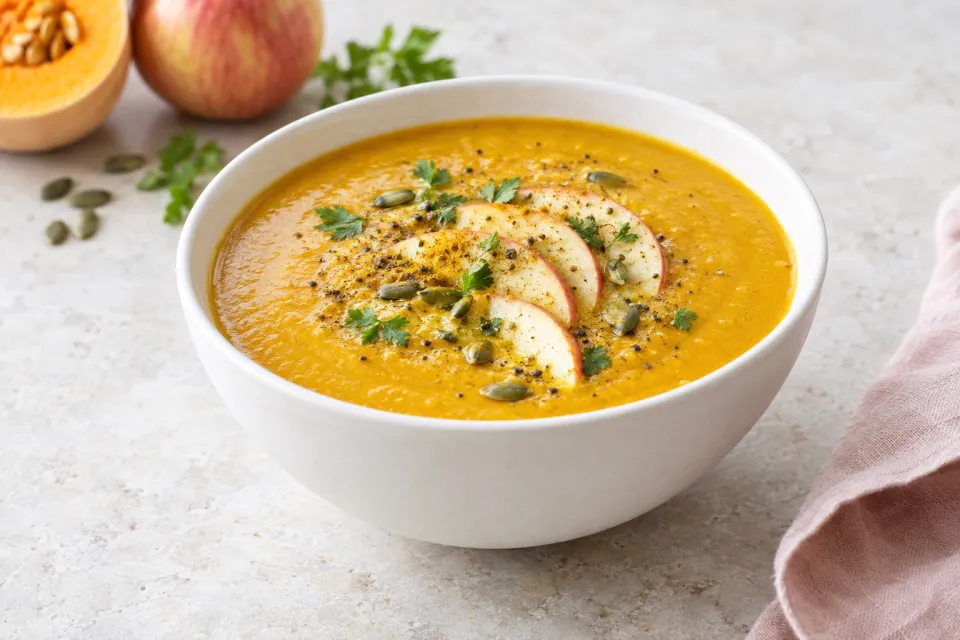 Curried Squash and Apple Soup