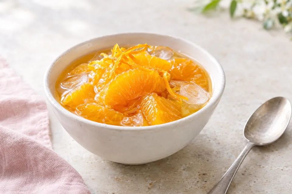 Orange in Iced Syrup