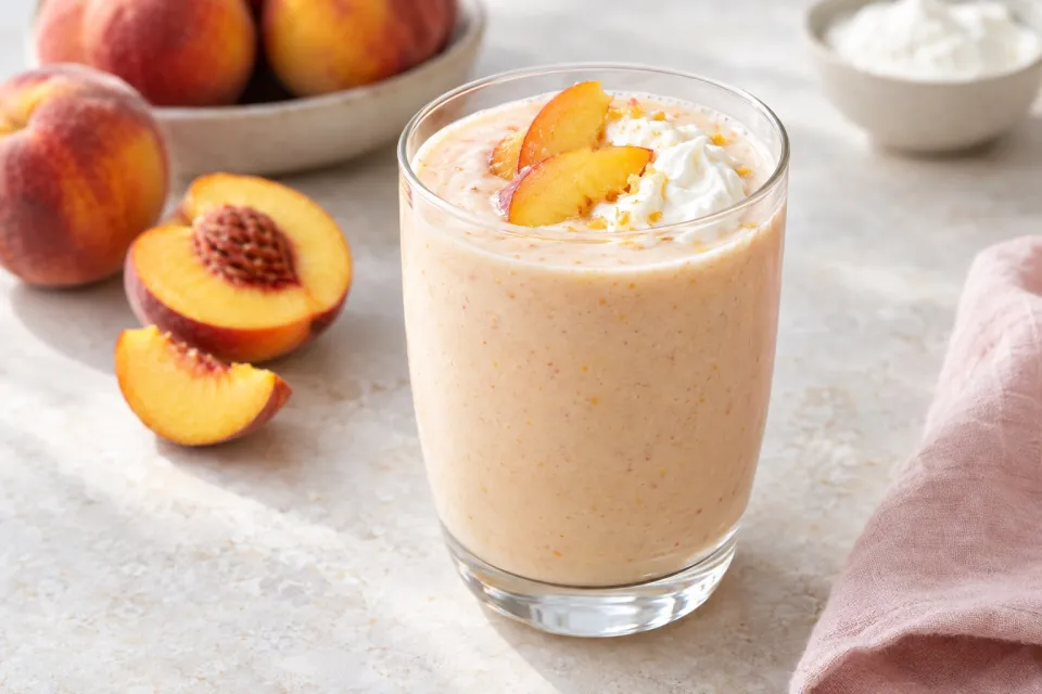 Peaches and Cream Smoothie