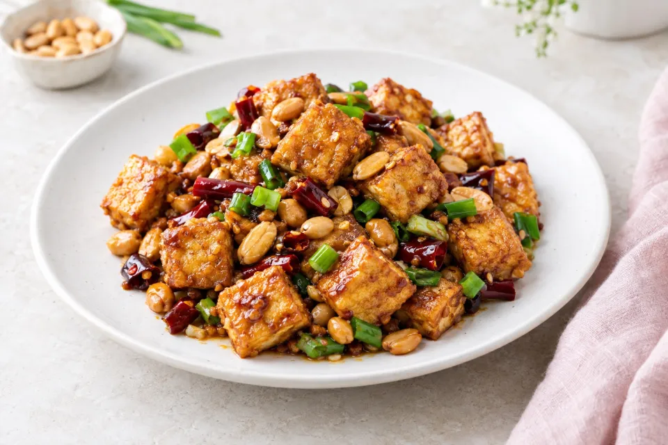 Crispy Kung Pao Tofu
