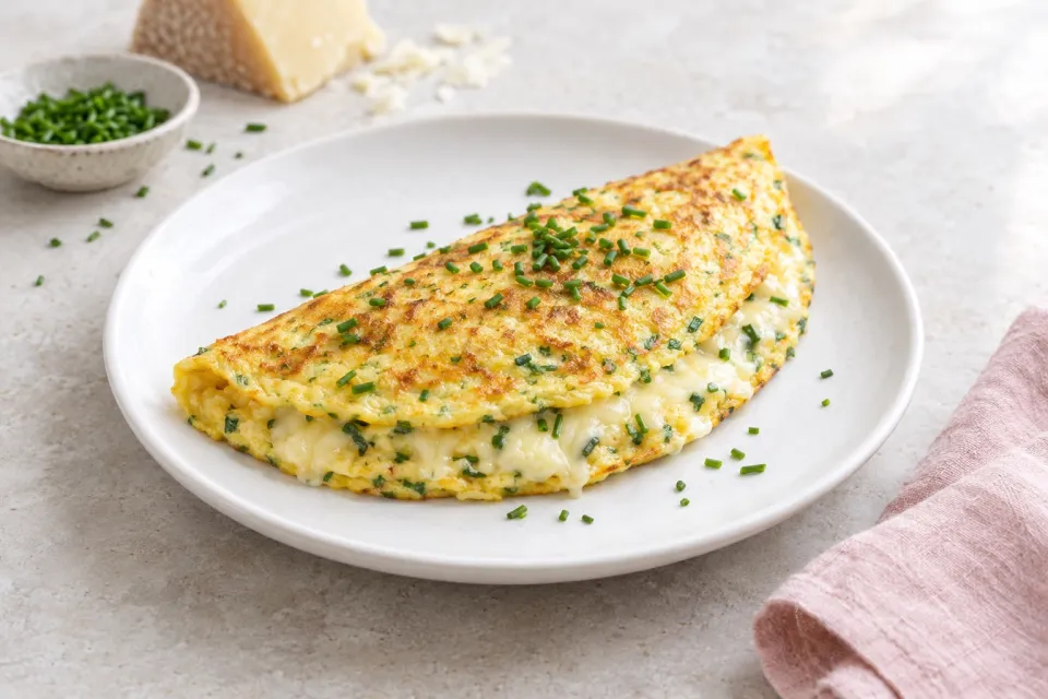 Gruyère Chive Omelette