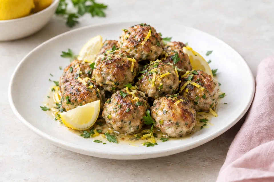 Pork and Lemon 'Polpettine' Meatballs