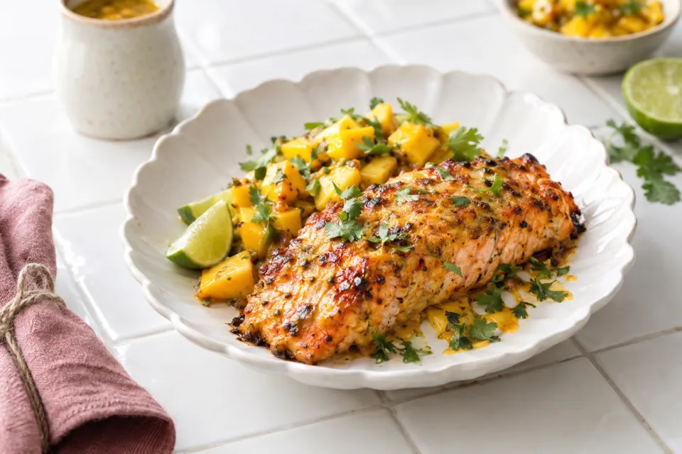 &quotTandoori&quot Mango Salmon