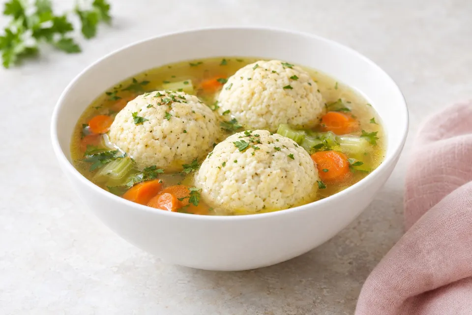 Blue Ribbon's Excellent Matzo Ball Soup