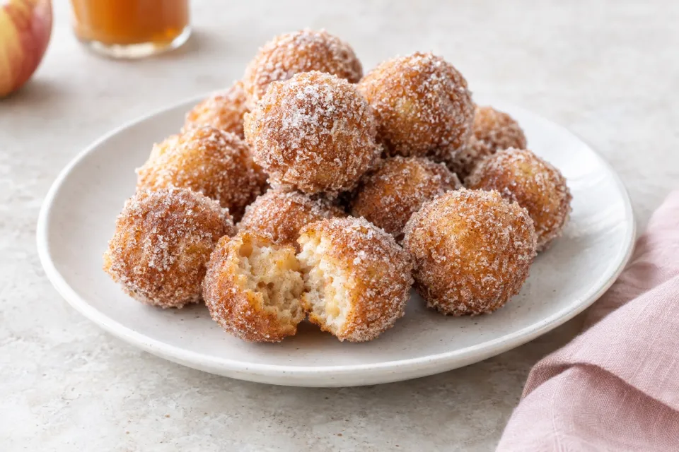 Apple Brandy Doughnut Holes