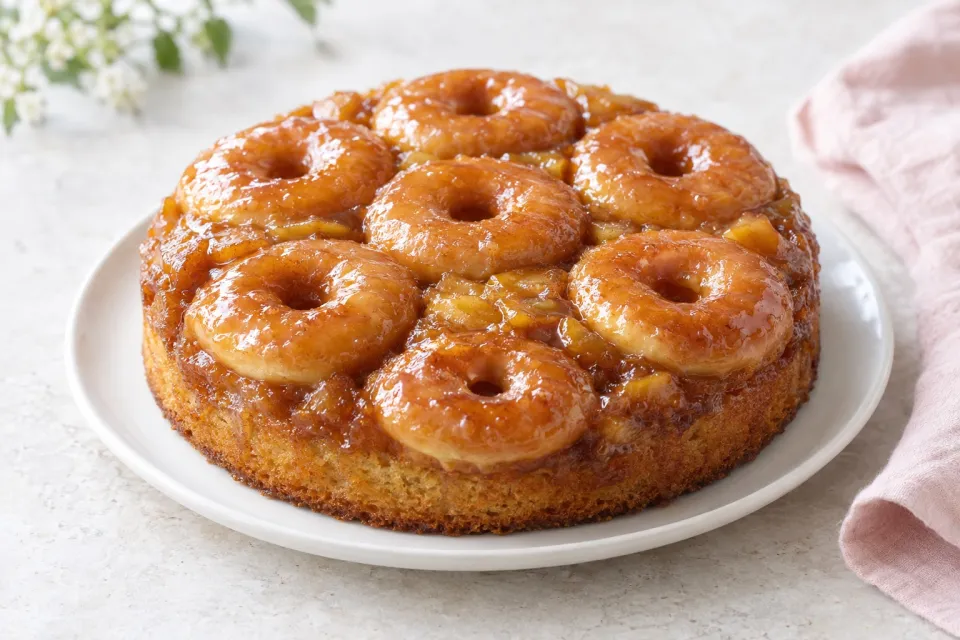 Doughnut Upside-Down Cake