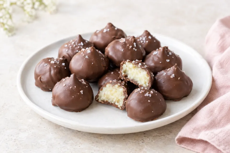 Chocolate Covered Potato Kisses