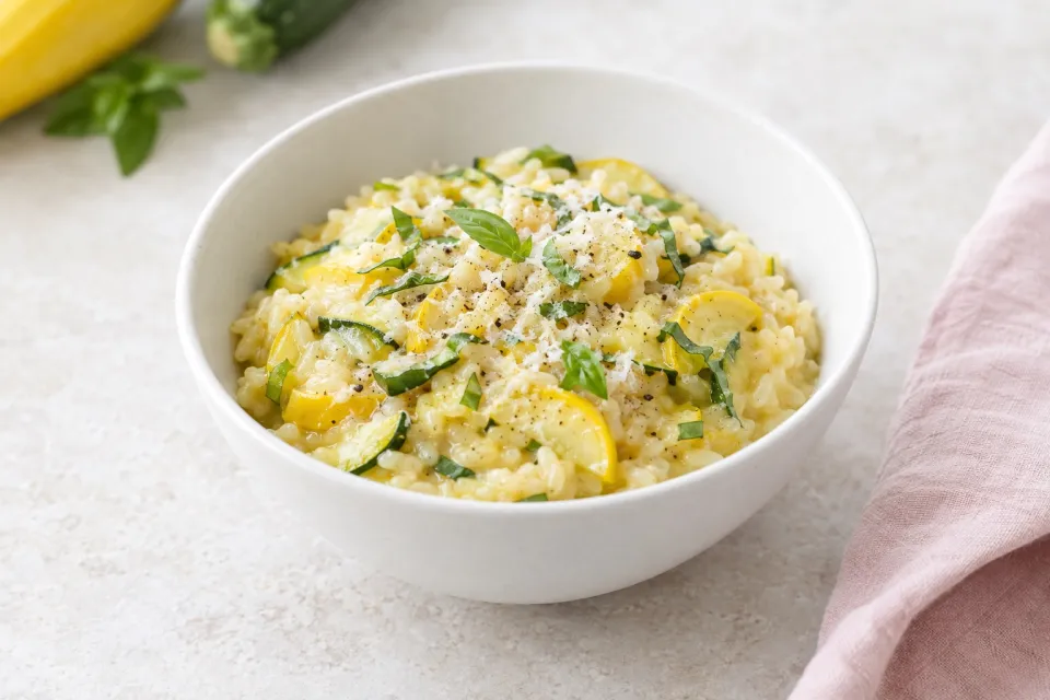 Summer Squash Risotto