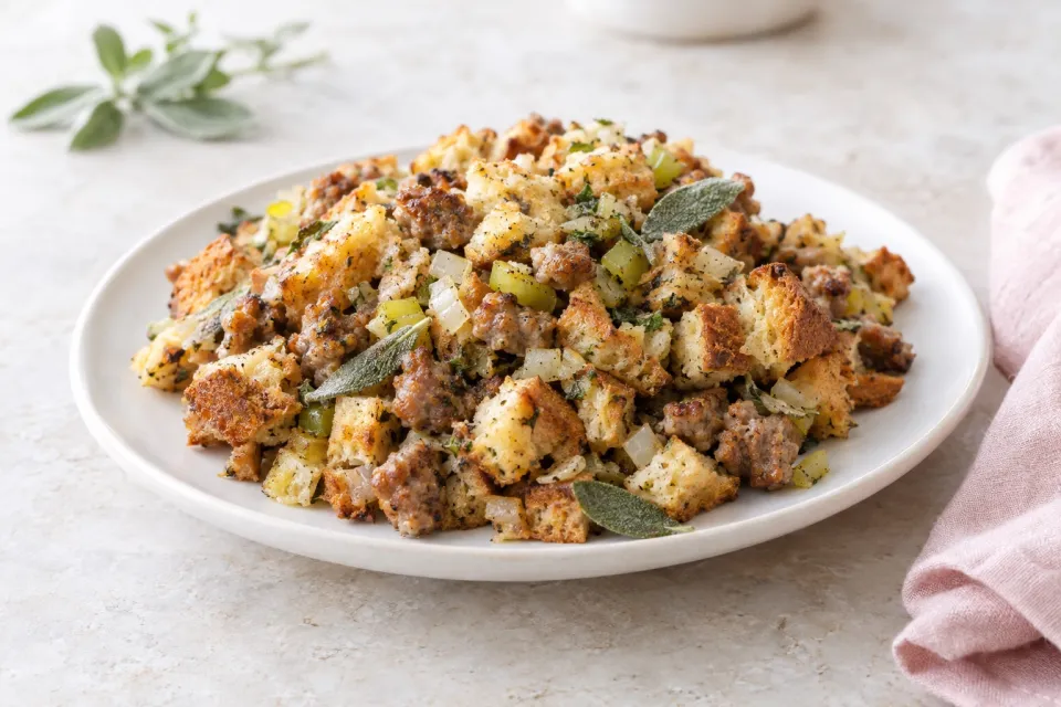 Classic Sage and Sausage Stuffing