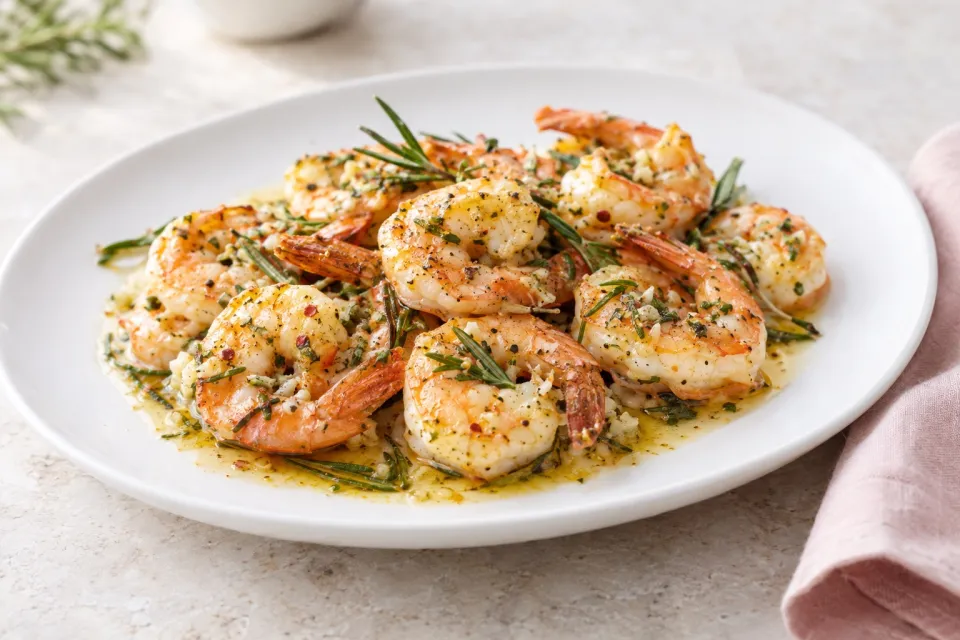 Mario Batali's Rosemary Shrimp