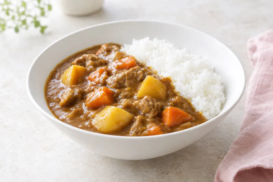 Homemade Japanese Curry Rice
