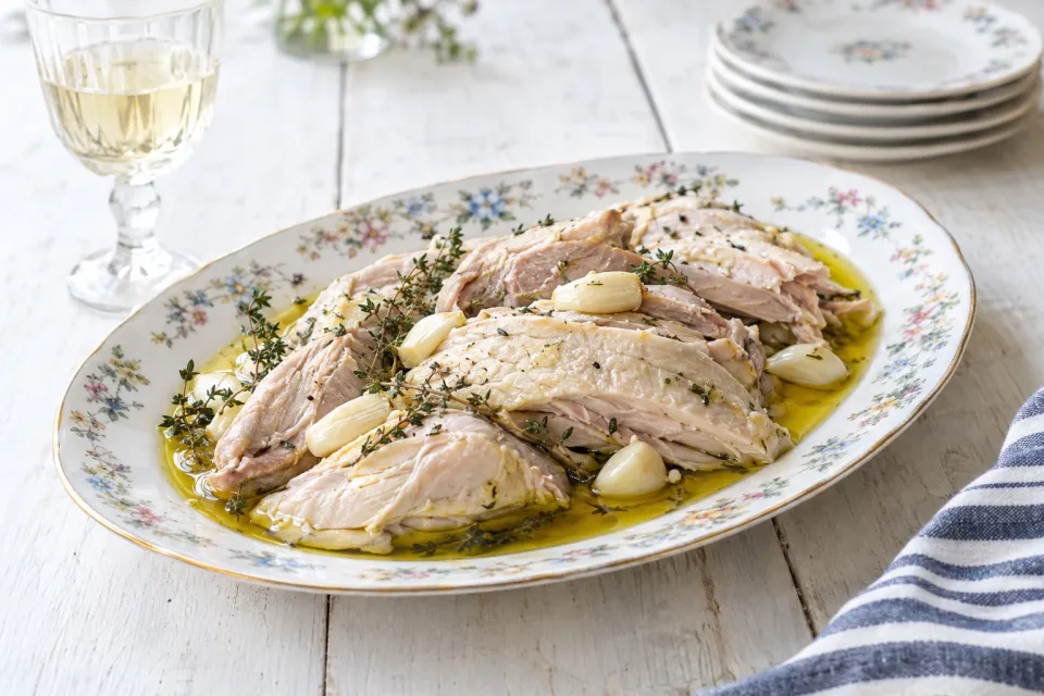 Turkey Confit with Olive Oil