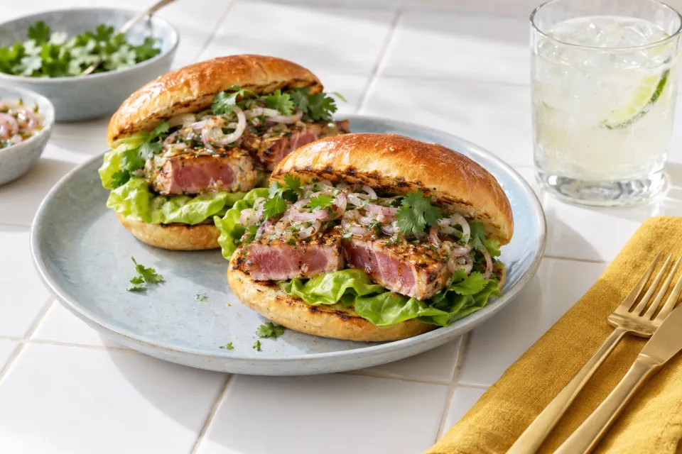 Gwyneth Paltrow's Grilled Tuna Rolls