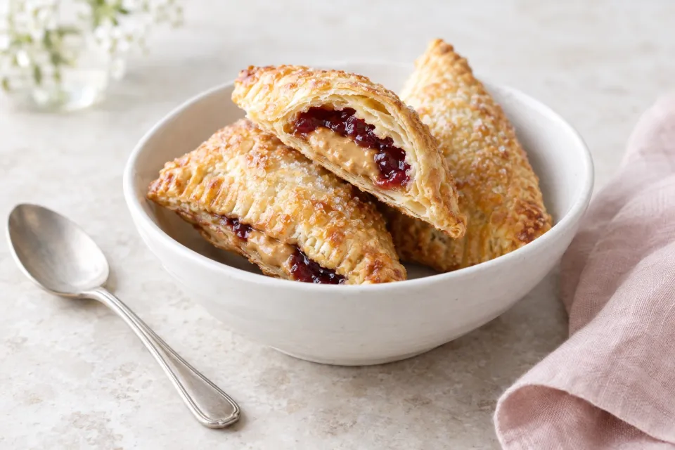 Peanut Butter and Jelly Turnovers