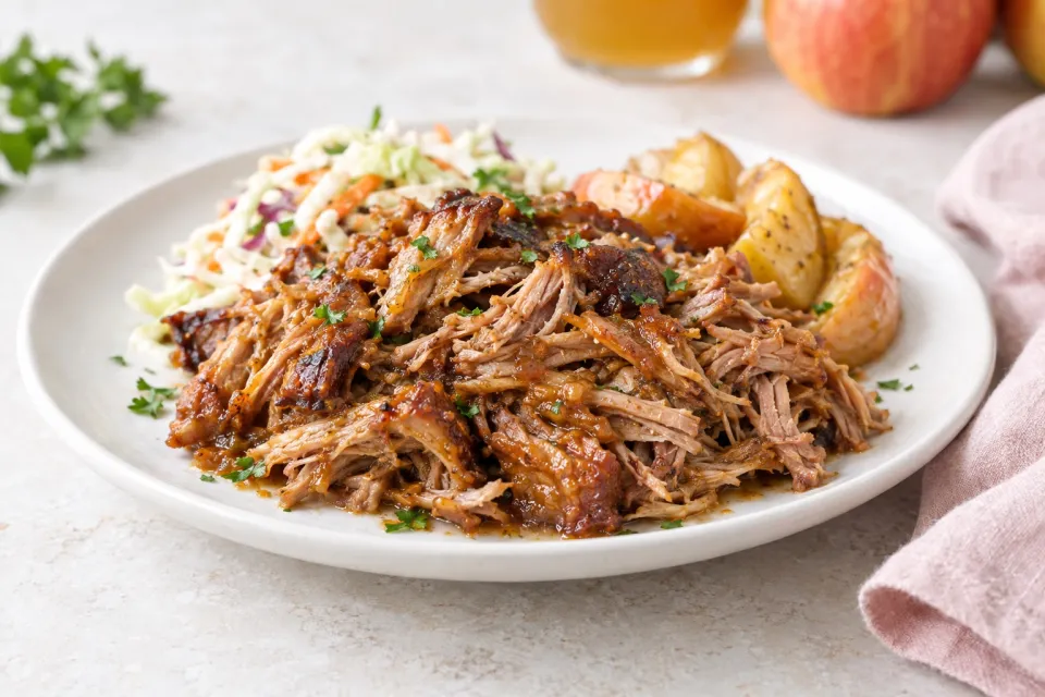 Slow Cooker Cider Pulled Pork