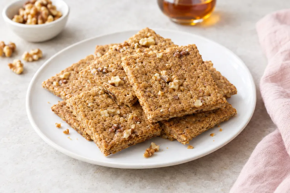 Maple Walnut Graham Crackers