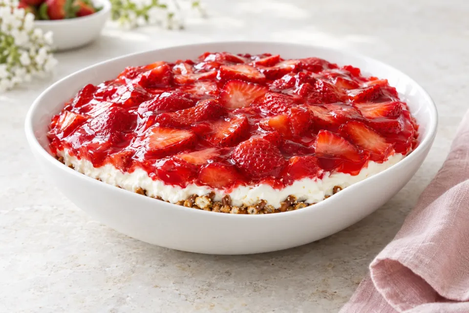 Strawberry Pretzel Salad
