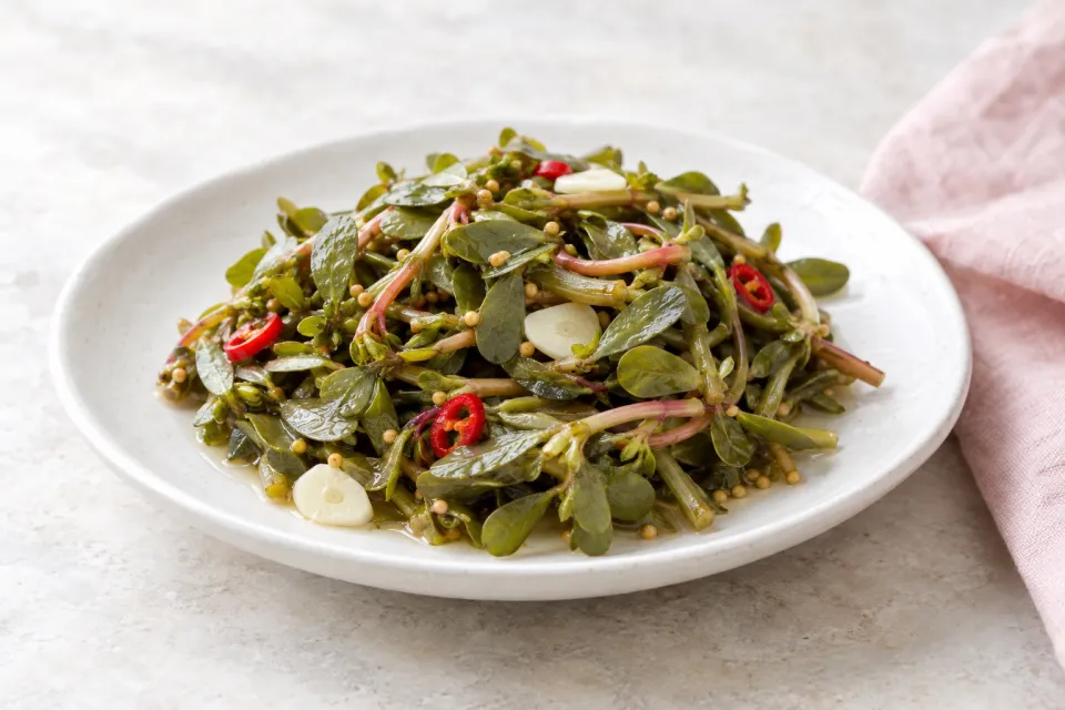 Pickled Purslane