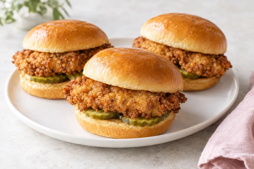 Homemade Chick-Fil-a Sandwiches