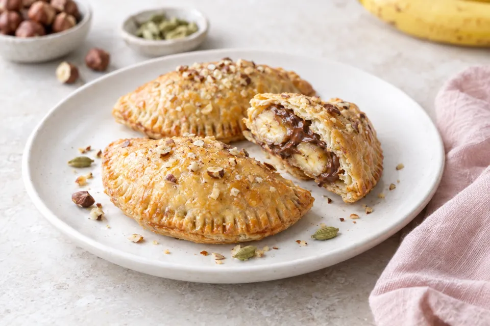 Banana Nutella Cardamom Hand Pies