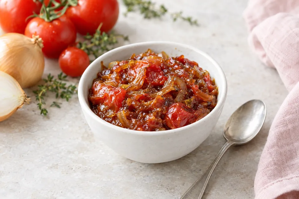 Fresh Tomato and Caramelized Onion Jam