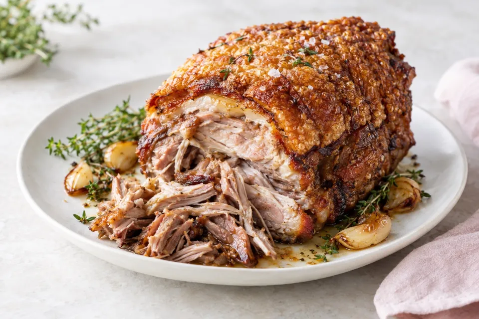 Ultra-Crispy Slow-Roasted Pork Shoulder