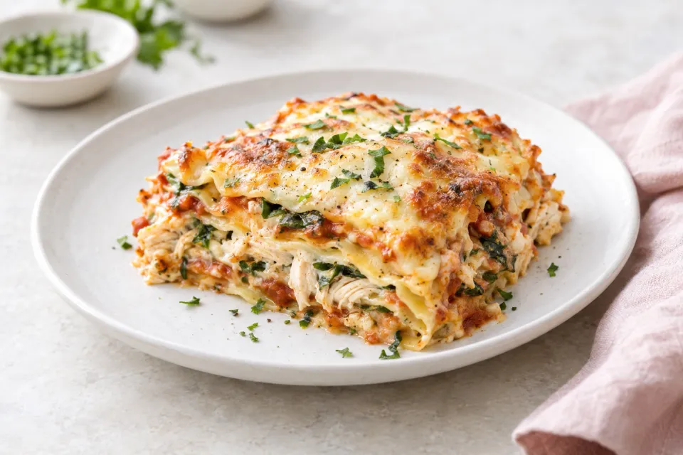 Stovetop Chicken Lasagna